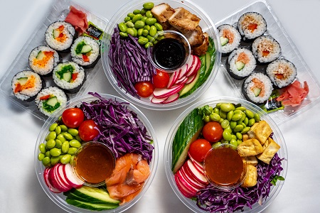 Poke bowls