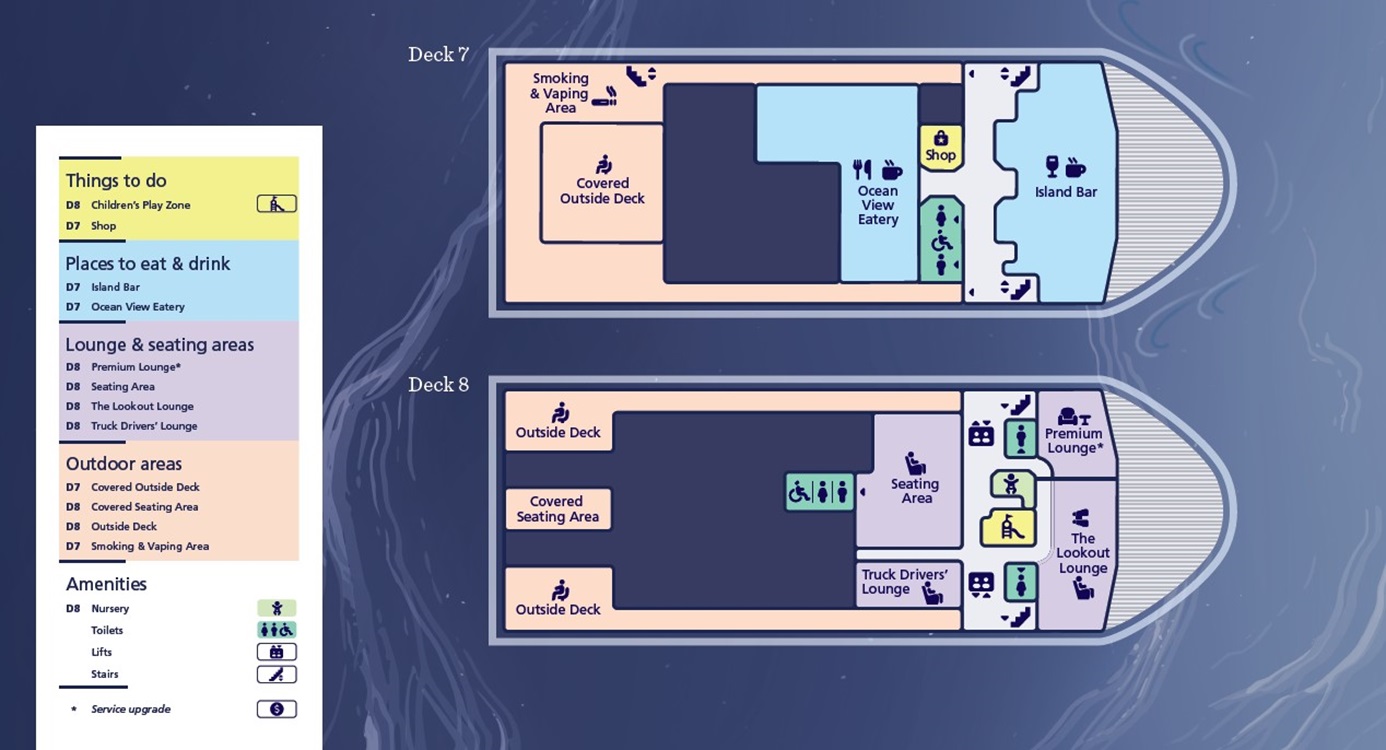 plan of Kaiarahi deck layout