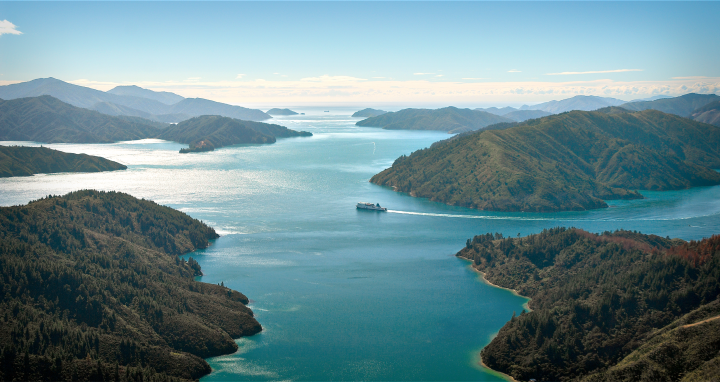 InterIslander Kaitaki Aerial Marlborough Sounds 1 v2