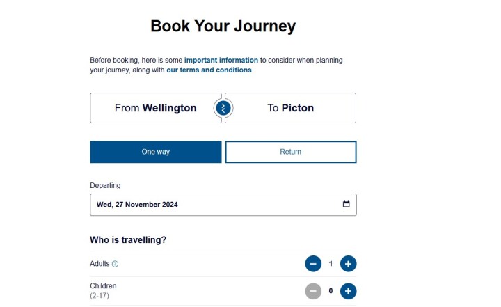 Book your journey